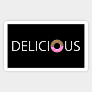 Delicious Artistic typography design Magnet